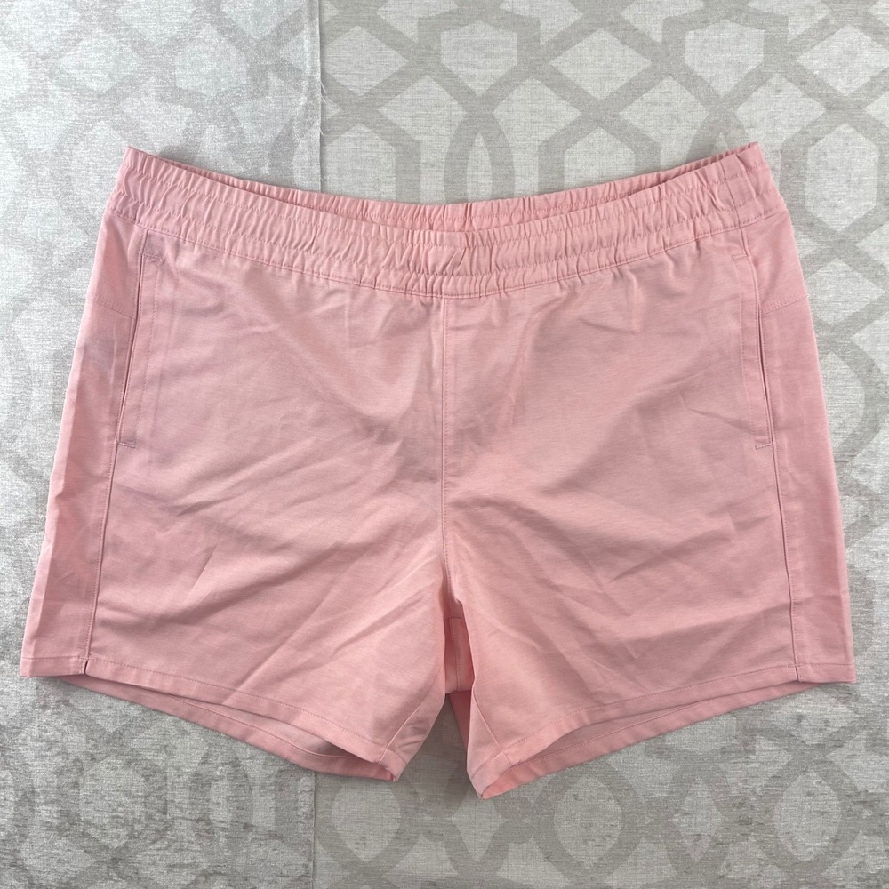 Eddie Bauer‎ Womens Marina Amphib Shorts Dusty Coral Pink Heathered Large NWT
